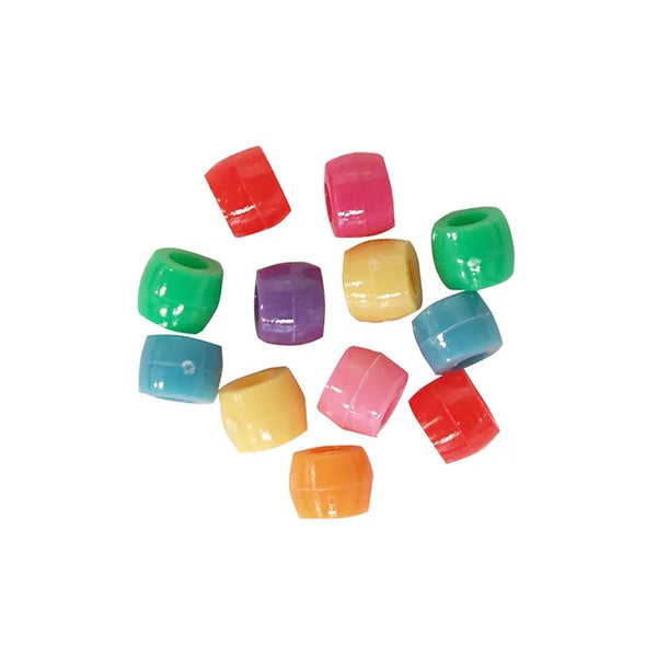 7mm Plastic Pony Beads